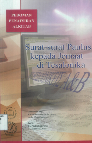 Sampul buku Surat-surat Paulus kepada Jemaat di Tesalonika-Pedoman Penafsiran Alkitab