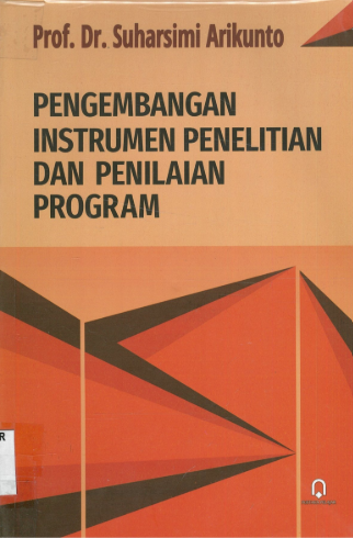 Sampul buku Pengembangan Instrumen Penelitian Dan Penilaian Program