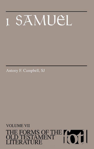 Sampul buku 1 Samuel: The Forms Of The Old Testament Literature, Volume VII