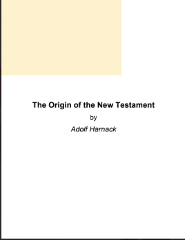 Sampul buku The Origin of the New Testament
