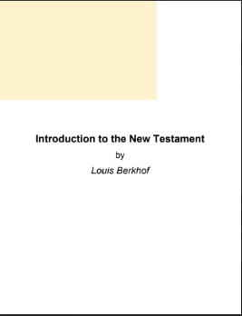 Sampul buku Introduction to the New Testament