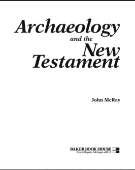 Sampul buku Archaeology & the New Testament