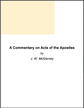 Sampul buku A Commentary on Acts of the Apostles