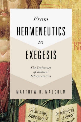 Sampul buku From Hermeneutics to Exegesis: The Trajectory of Biblical Interpretation