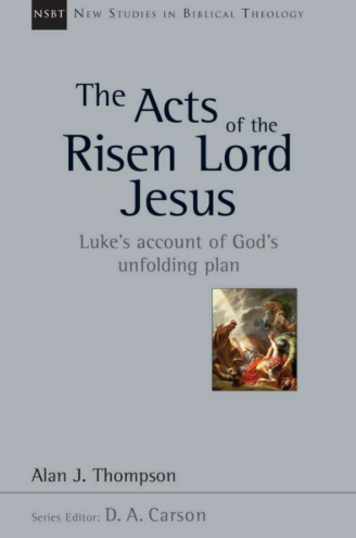 Sampul buku The Acts of the Risen Lord Jesus: Luke's Account of God's Unfolding Plan